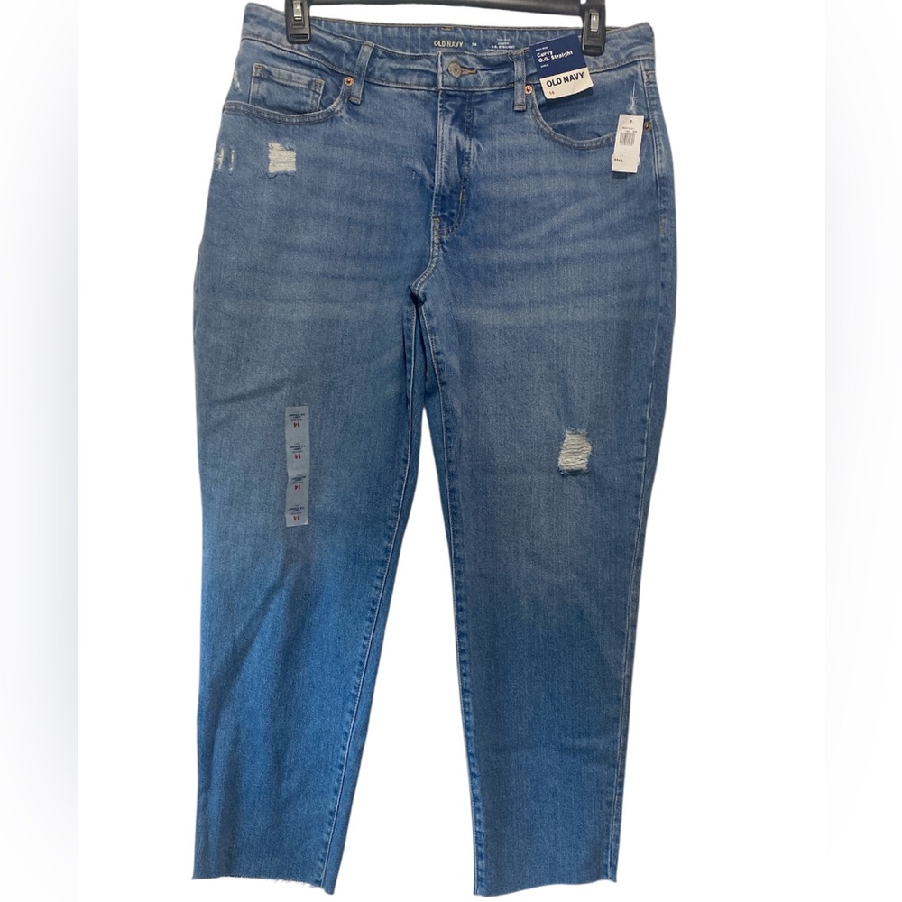 NWT Old Navy High-rise Curvy OG Straight Ankle jeans
